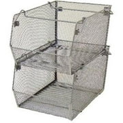 Stackable Mesh Bins, Set of 2