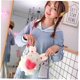 thumbnail image 3 of Bonito bolso de hombro de peluche de conejo, bolso de hombro de conejo Kawaii, juguetes de peluche, regalo de banda para niños, damas, chicas adolescentes, blanco JAMW Sencillez, 3 of 5