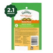 (4 pack) Greenies Feline Smartbites Chicken Flavor Healthy Indoor Cat Treats, 2.1 oz Pack