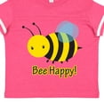 thumbnail image 4 of Inktastic Bee Happy Boys or Girls Toddler T-Shirt, 4 of 5