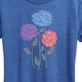 thumbnail image 3 of Instant Message - Hydrangeas - Women's Short Sleeve Graphic T-Shirt, 3 of 6