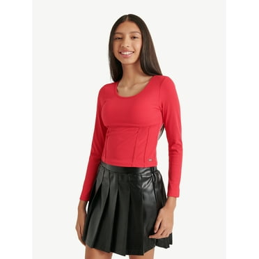 Justice Girls Base Layer Top, Sizes XS - XLP