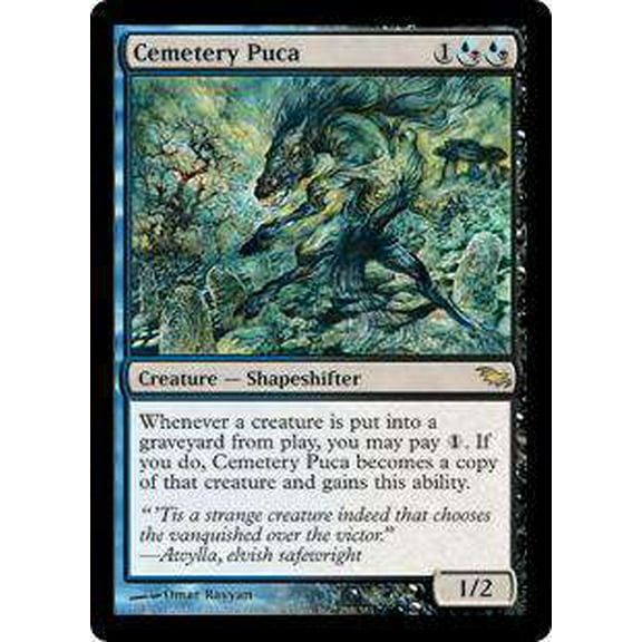 MtG Shadowmoor Rare Cemetery Puca #158