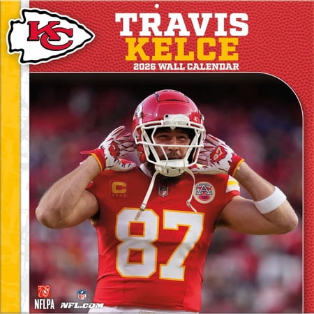 Turner Licensing NFL Kansas City Chiefs Travis Kelce 2026 Wall Calendar