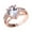 Rose Gold, variant on Valentines Day Gifts for Her Rings for Women Diamond Oval Super Sparkling Zirconia Ring Jewelry Engaged Ring Clearance Birthday Gifts for Women