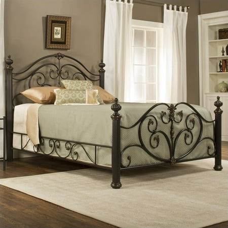 - Hillsdale Grand Isle Bed in Brushed Bronze-Queen