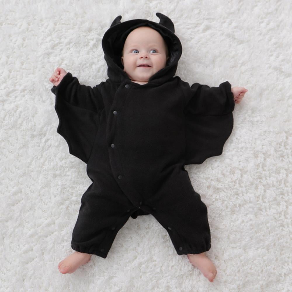  Eoailr Baby Halloween Outfit Infant Boys Girls My First  Halloween Romper and Hat Cosplay Costume (Black, 0-3 Months) : Sports &  Outdoors
