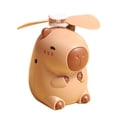 thumbnail image 4 of Ventilador portátil para colgar en el cuello, mini ventilador de mano, recargable por USB, diseño de dibujos animados, manos libres. admirador, 4 of 9