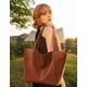 thumbnail image 2 of Bolso de mano KALIDI, tamaño grande, piel vegana, 23 litros, para mujer, color marrón, 2 of 8