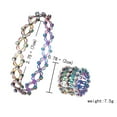 thumbnail image 2 of Pulsera Ajustable Para Mujer 2 En 1 Anillo Retráctil Pulsera Regalo De Joyería Para Mujeres Amantes Mamás Scienceny AP007347-01, 2 of 6