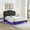 Black#1, variant on Adjustable Bed Base, Daybed with trundle BLACK, Black Bed Frames,Metal Platform Bed Frames, Furniture Bedroom Furniture Beds, Frames & Bases