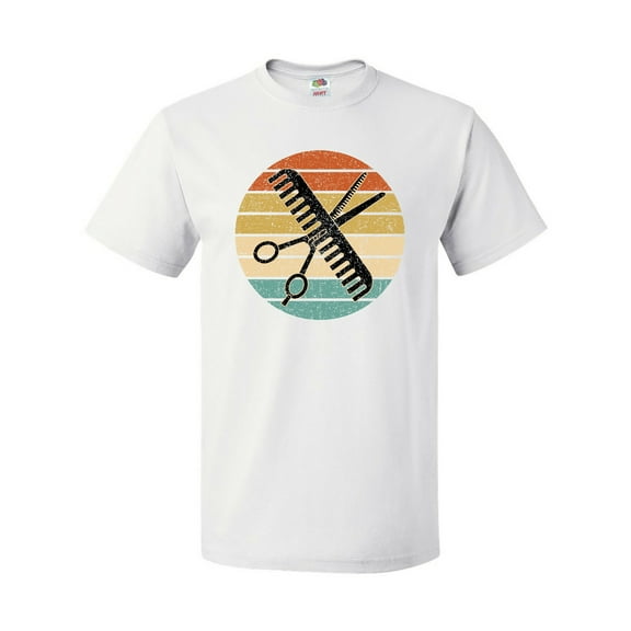 Inktastic Hair Stylist Barber Retro Sunset T-Shirt