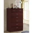 thumbnail image 2 of Pemberly Row Contemporary 7 Spacious Drawer Wood Chest in Mahogany, 2 of 5