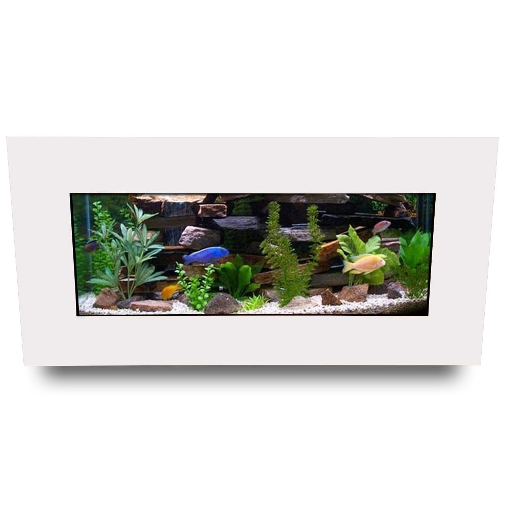Aussie Aquariums 2.0 Wall Mounted Aquarium - Skyline - Matte White