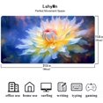 thumbnail image 2 of Flower Large Mouse Pad 31.5x11.8 Inches Bohemian Mandala Plant Lotus Pattern Printed Mouse Pad for Home Studio Keyboard Table Mat BDHYMN278, 2 of 6