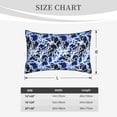 thumbnail image 3 of Fotbe Blue Lightning2 Pillow Cases - Envelope Closure - Luxury, Extra Soft, Cooling Pillow Covers - Wrinkle, Fade, Stain Resistant-16"x24", 3 of 8