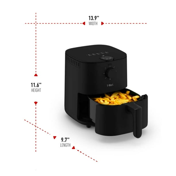T Fal Extra Crisp Easy Fry Air Fryer 3.5 L Walmart
