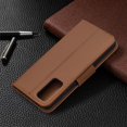 thumbnail image 5 of Dteck Case for Samsung Galaxy S20 FE(6.5 inches),Magnetic Leather Wallet Card Holder Flip Strap Cover Protective Shockproof Kickstand S20 FE 5G Phone Case ,Brown, 5 of 5