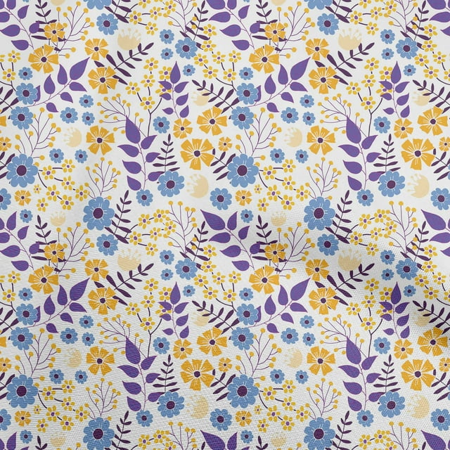 oneOone Velvet Purple Fabric Block Sewing Material Print Fabric By The Yard 58 Inch Wide-AO