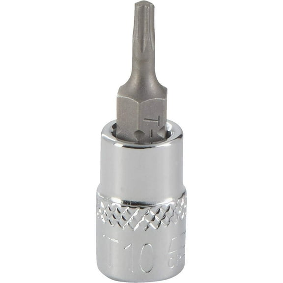 Channellock Torx Bit Socket T10 Torx Bit - T10 Size, Silver
