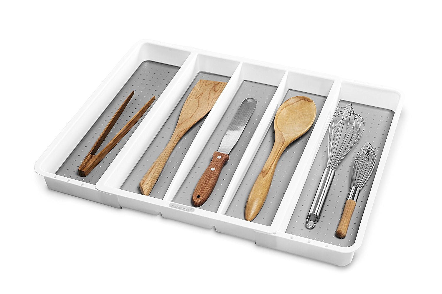 Madesmart 2 by 16 by 131/4 to 211/4 Expandable Utensil Tray Utensil