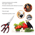 thumbnail image 5 of Tijeras De Cocina Multiusos De Acero Inoxidable, 2 Piezas Eo Safe Imports Negro, 5 of 5