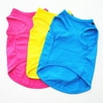 thumbnail image 5 of CHBORLESS Large Dog Summer T-Shirt Cotton Pet Shirt Soft Puppy Clothes (Blue), 5 of 5