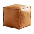 thumbnail image 2 of Waterproof Stretchable Ottoman Seat Cover Square Pouf Slipcover DIY Stuffable Chair Protector Detachable Double-Sided Use for Living Room Bedroom Air-Conditioned Room Decor, 2 of 2