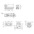 thumbnail image 3 of Deltana 2SBCS26D 2" Surface Bolt; Concealed Screw; Heavy Duty; Satin Chrome Finish, 3 of 3