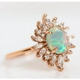 thumbnail image 2 of Opal Aster Ring in 14k Solid Gold, Rose Gold, or White Gold, 2 of 2