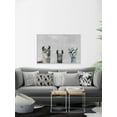 thumbnail image 3 of Llama Squad II Floater Framed Painting Print on Canvas, 3 of 6