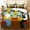 Color3, variant on The Simpsons Bedding Set Twin Size Lightweight Quilt Cover Set for Teen 3 Pieces Comfy Soft Duvet Cover Set