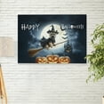 thumbnail image 2 of Happy Halloween Cairn Terrier Witch Pumpkins Bats Horizontal Matte Canvas Poster Cairns Dog Lover Wall Art Home Decor - 13012, 2 of 5