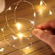 thumbnail image 2 of Paquete de 2 luces de hadas de 5,56 pies, 20 mini luces LED de cadena, funciona con pilas, impermeable, blanco cálido, luces de luciérnaga estrellada en alambre de cobre, luces decorativas para el hog Namotu CZJJ-HY115, 2 of 7
