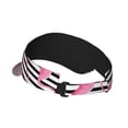 thumbnail image 3 of Daiia Flamingos Pattern Sport Sun Visor Hats Visor Cap Adjustable Empty Top Baseball Cap Cotton Ball Caps for Women and Men, 3 of 8