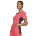 thumbnail image 3 of Cherokee iFlex Women Scrubs Top V-Neck Knit Panel CK605, 3 of 6