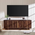 thumbnail image 2 of KeyWhat Modern TV Stand for TVs Up to 80", Storage Cabinet, 10 Compartments, Hidden Handles, 2 of 9