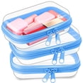 thumbnail image 1 of Funda rígida transparente con cierre, bolsa de plástico, bolsa de maquillaje transparente, 1 of 7