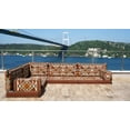 thumbnail image 3 of Turkish Floor Cushions Sofa, Arabic Majlis Seating Set, Brown Turkish Sofa Set, Modular U Shaped Sofa, Arabic Floor Cushions, Sofa Bed, 3 of 3