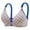 Blue, variant on Bras for Women with Floral Polka Dot Print, Comfortable Womens Bras with Adjustable Straps and Triangle Cups, Sexy Daily Lingerie, Stylish Support Sweet Soft Bra