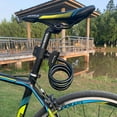 thumbnail image 6 of Marryso Bike Locks And Cable With Key Mounting,Mountain Bike Road Bike 47inch Steel Cable Bicycle Extension Bike Lock,Orange, 6 of 8