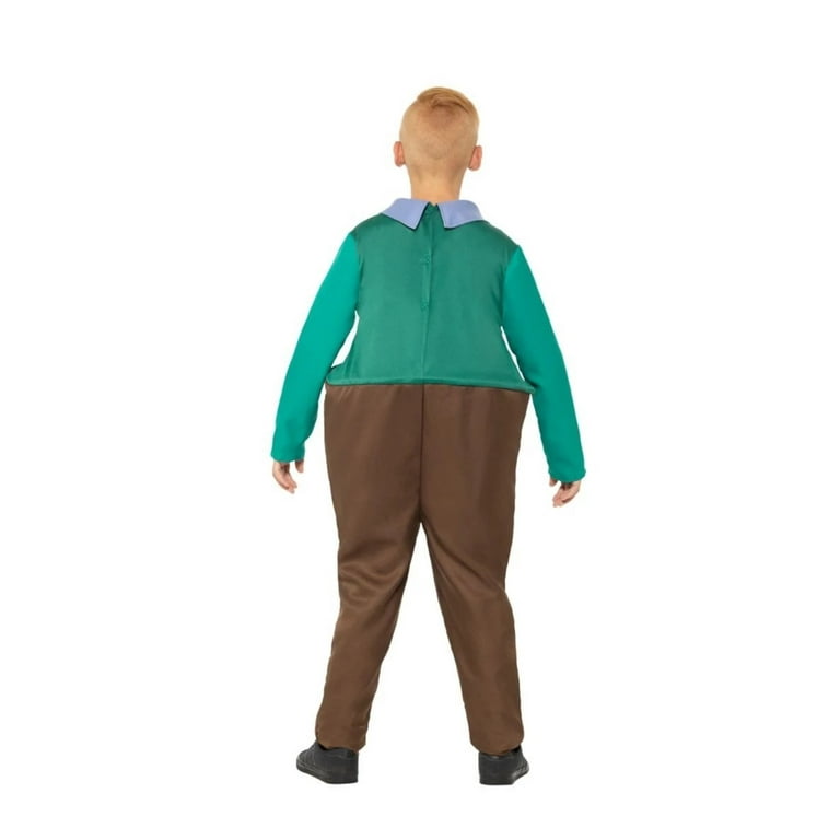 Roald Dahl Deluxe Augustus Gloop Costume Kids Green Roald Dahl Deluxe Augustus Gloop Costume Kids Green