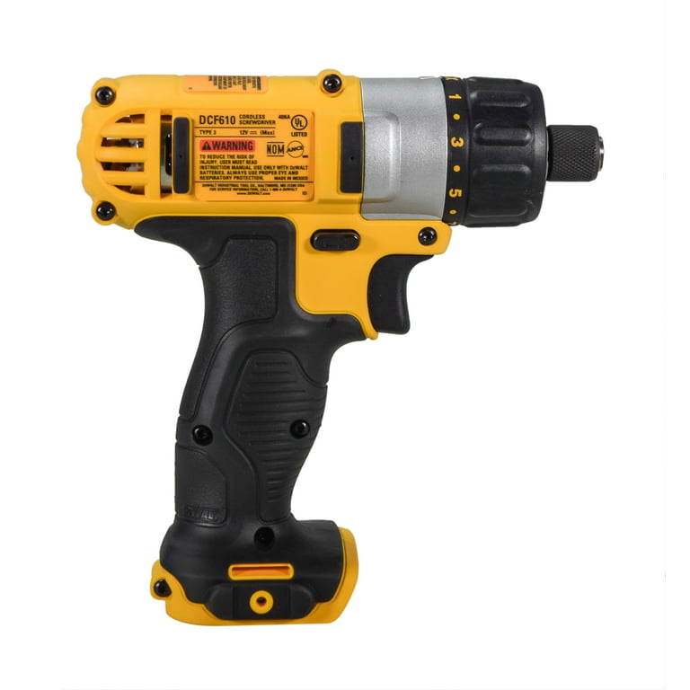 Dewalt screwdriver kit dcf610s1 deals