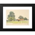 thumbnail image 2 of Alfred Parsons 24x18 Black Modern Framed Museum Art Print Titled - A Bedfordshire Farmyard (19th Century), 2 of 5