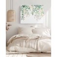 thumbnail image 3 of Green Botanical Wall Art for Living Room,Canvas Picture Wall Decor for Bathroom Bedroom,Pink Spring Floral Eucalyptus Leaves Painting Artwork for Office Kitchen Hallway Dining Room Home Decor 24"x32", 3 of 8
