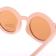 thumbnail image 4 of KUIZAP Children's Sunglasses Infant's Retro Solid Color Ultraviolet-proof Round Convenience Glasses Eyeglass For Kids(Beige), 4 of 6