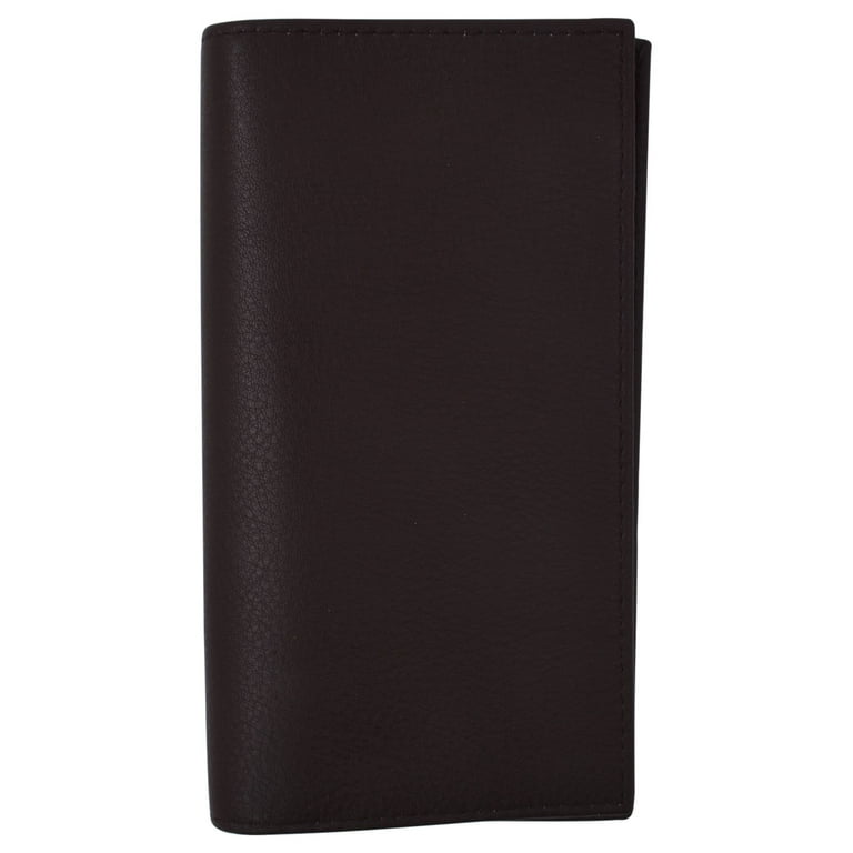 Swiss Marshall Brand New Premium Leather Slim Checkbook Cover