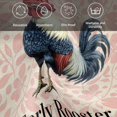 thumbnail image 6 of Early Rooster Cloth Napkins, Pink Spring Farmhouse Leaves Burlap Washable and Reusable Dinner Napkins Set of 8, Table Napkin for Kitchen Party Birthday Wedding Hotel Housewarming 20"x20", 6 of 9