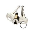 thumbnail image 3 of American Keyed Cylinder Lock 5 Pin Tumbler with Hardened Tailpiece – Solid Brass Replacement Cylinder for Deadbolt, Sliding & Multipoint Locks – Chrome Face, 3 of 7