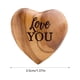 thumbnail image 3 of Pequeño Bolsillo Abrazo Corazón De Madera Regalo Para Alguien Que Quieres Adorno De Corazón De Madera Artesanía Decorativa De Madera, 3 of 7